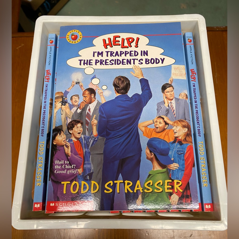 EUC set of 16 books: Help! I’m Trapped in the President’s Body by Todd Strasser